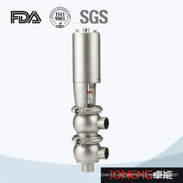 Stainless Steel Food Processing Pneumatic Flow Diversion Valve (JN-FDV2004)